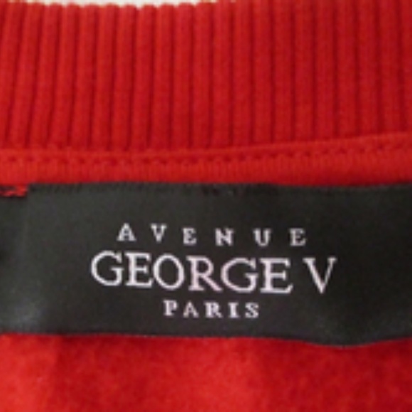 GEORGE V PARIS Men's Designer Long Sleeve Sweatshirt Sweater Large Retail &198. - Picture 6 of 6